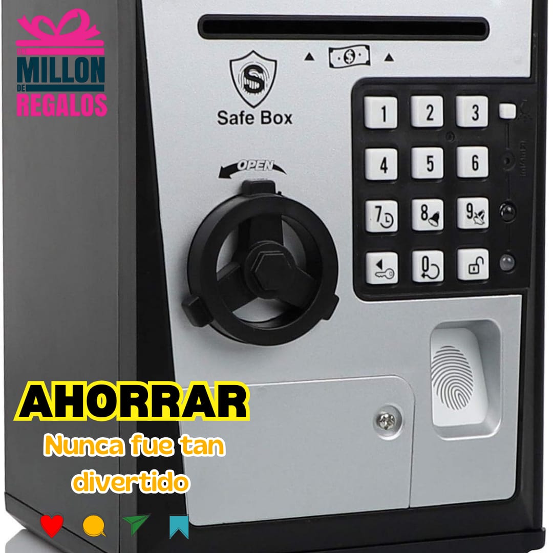 ALCANCIA CAJA FUERTE PARA NIÑOS